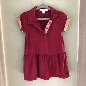 Burberry polo dress